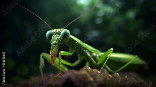praying mantis.Generative AI
