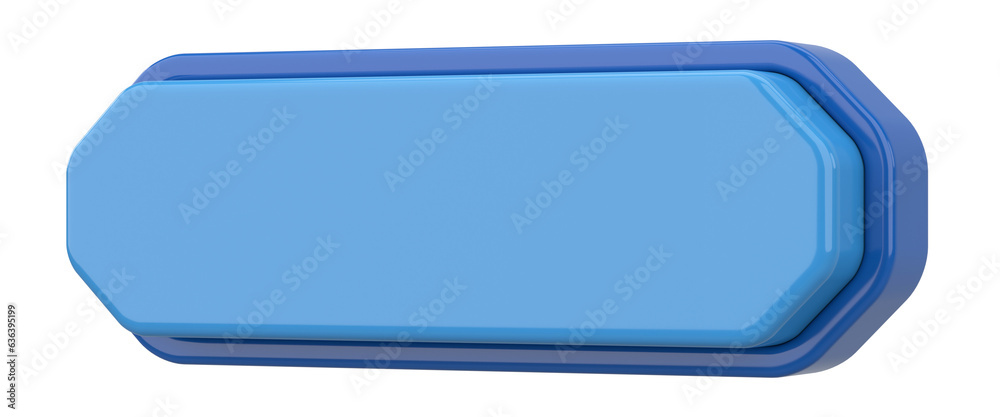 3D button. Empty button. 3D illustration. 3D button. Empty button. 3D illustration.