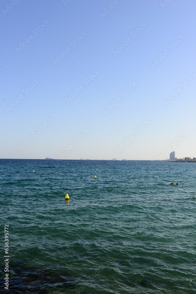 view of the sea against the sky and the horizon