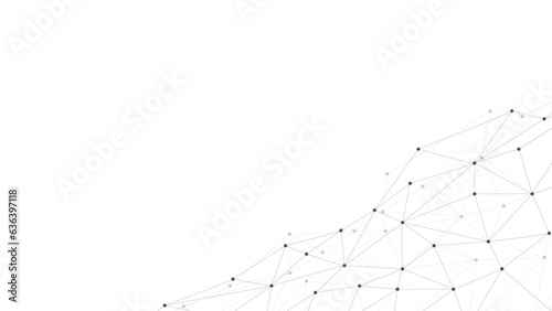 Abstract geometric background. Plexus mesh backdrop. Vector