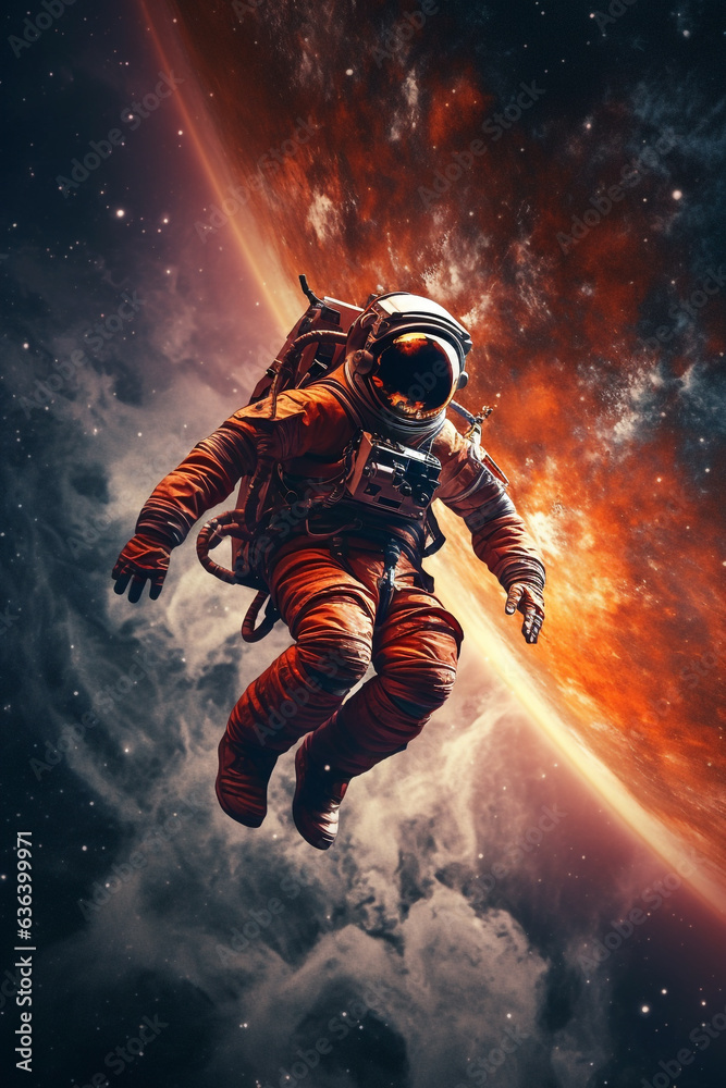 Obraz premium Astronaut in space