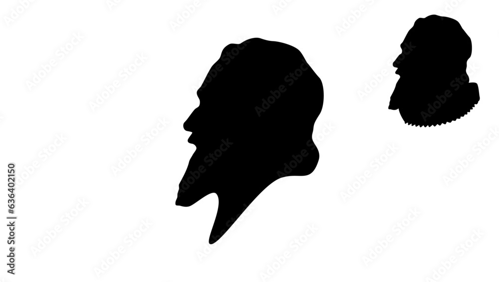 Johannes Kepler silhouette
