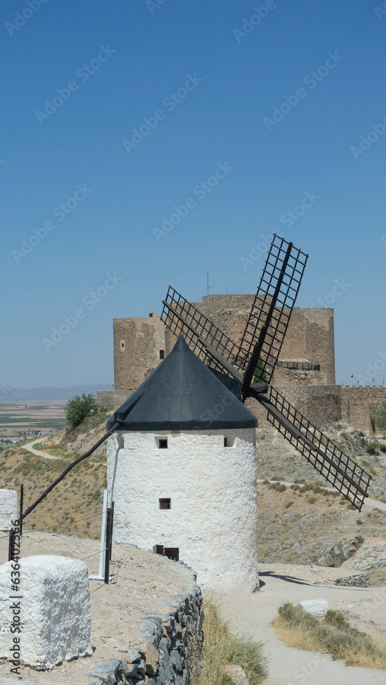 image of an antique windmill in toledo