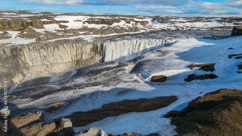 Majestic Dettifoss Waterfall in Iceland