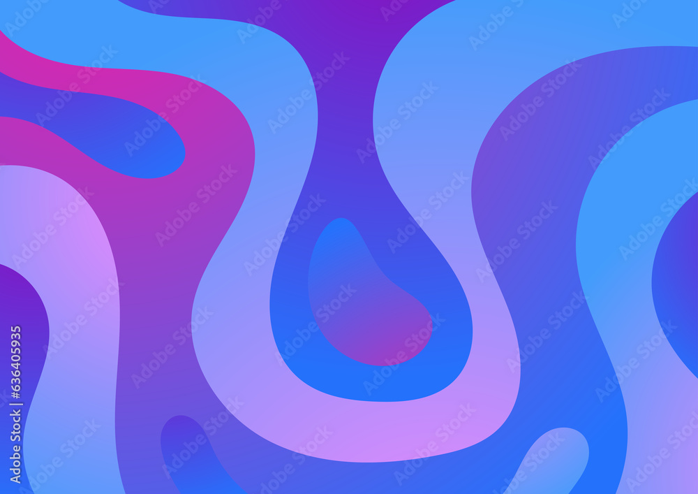 Fototapeta premium Gradient Smooth and Vibrant Color Background for Cover, Poster, Magazine, Book.