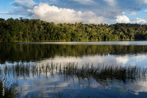 Picturesque scene of Lake Barrine in Atherton Table Lands, Queensland, Australia