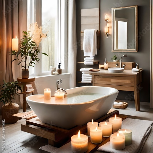 luxury bathroom interior