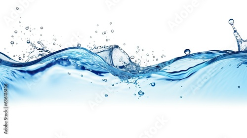 fresh blue natural drink water wave wide panorama