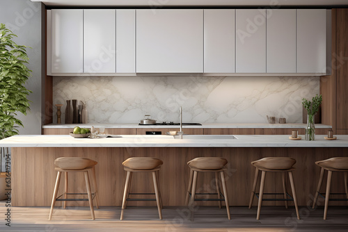 modern kitchen interior