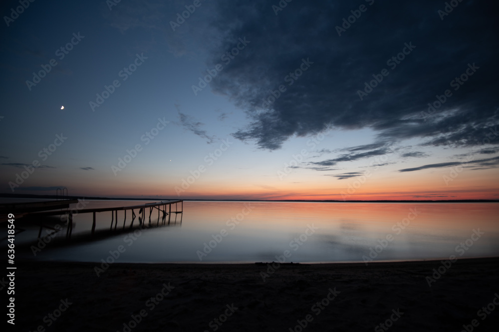 Fototapeta premium sunset on the beach