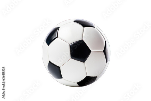 soccer ball isolated on white background. Generative AI