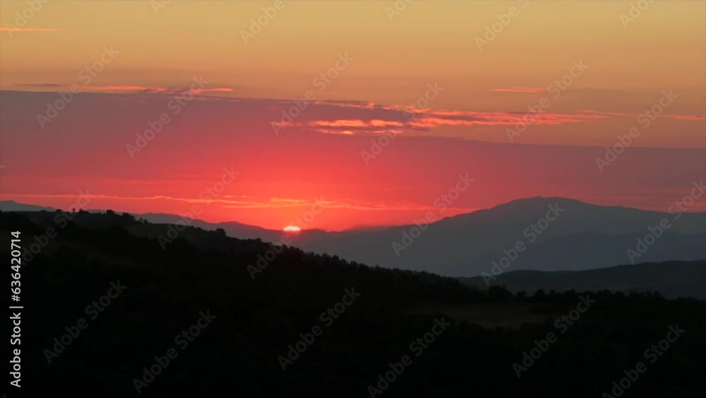 Sunset Time Lapse, Los Padres National Forest, Kern County