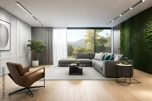living room interior AI Generated 
