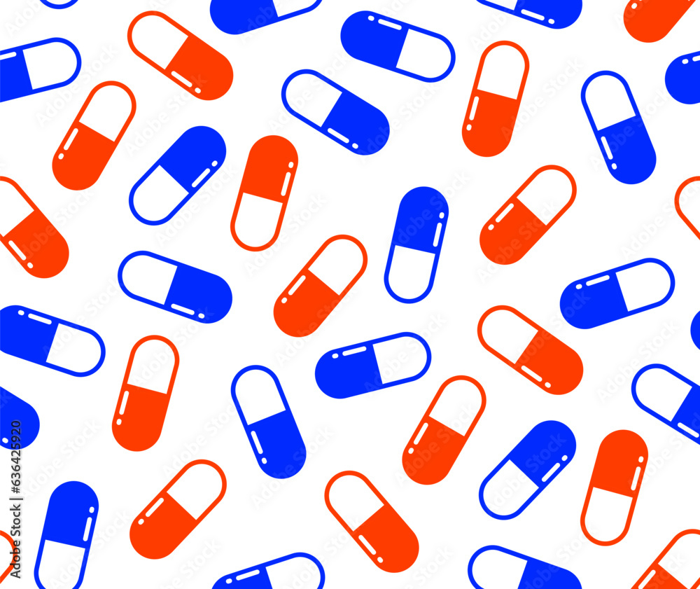 Seamless pattern of medical pills, medicines. Vector background on a medical theme. Seamless pattern of medical pills, medicines. Vector background on a medical theme.