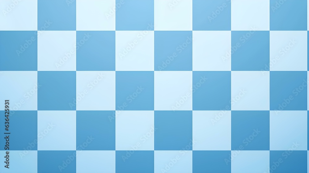 Fototapeta premium Checkerboard Pattern in Blue Colors. Simple and Clean Background