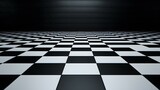 Checkerboard Pattern in Black Colors. Simple and Clean Background