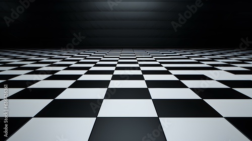 Checkerboard Pattern in Black Colors. Simple and Clean Background