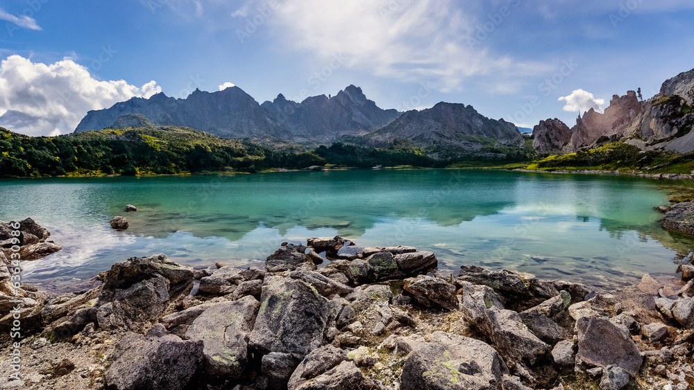 lake in the mountains