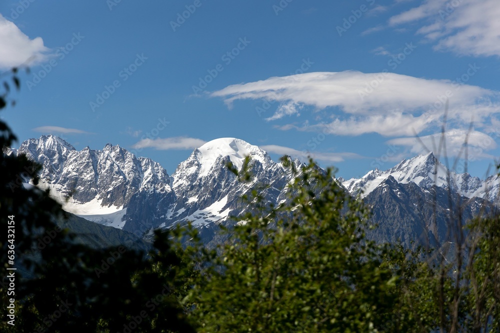 custom made wallpaper toronto digitalIdyllic landscape of a picturesque mountain range in Hatsvali, Georgia
