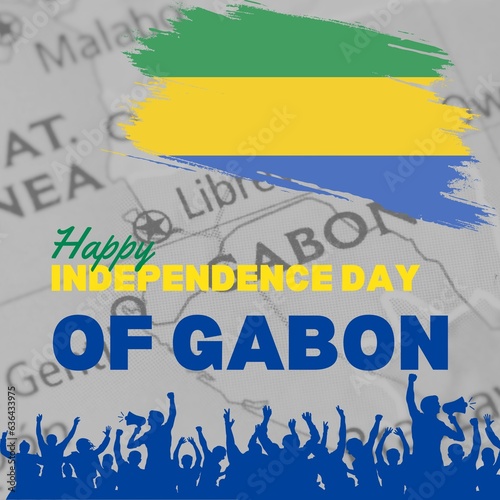 Premium Vector | Gabon Independence Day