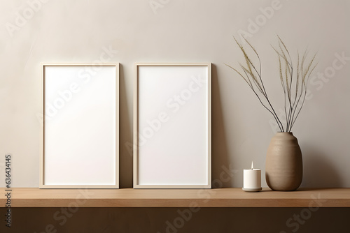 Frame Mockup - Serene Details, generative ai