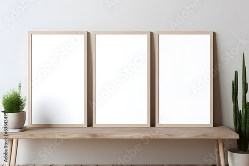 Stylish Simplicity: Polished Frame Mockup, generative ai