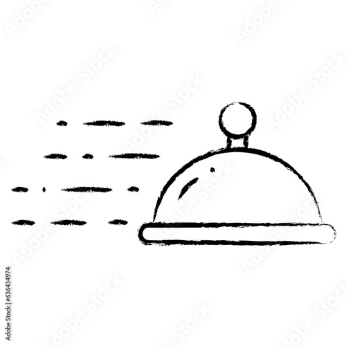 Hand drawn Food Platter icon