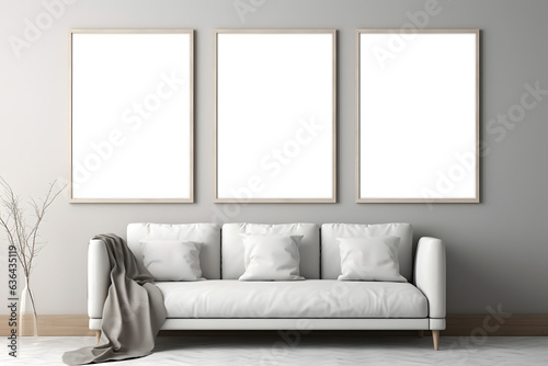 Contemporary Art Showcase: Frame Mockup Edition, generative ai