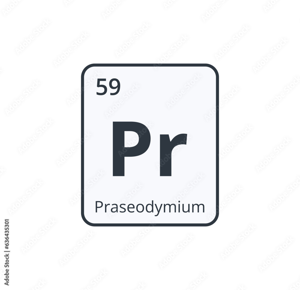 Praseodymium Chemical Symbol. Praseodymium Chemical Symbol.