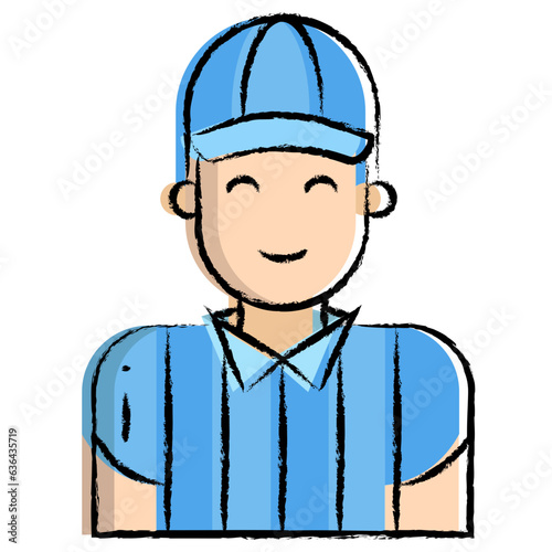 Hand drawn Referee icon