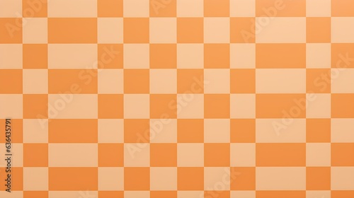 Checkerboard Pattern in Light Orange Colors. Simple and Clean Background