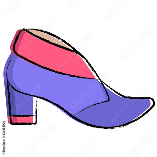 Hand drawn sandal icon