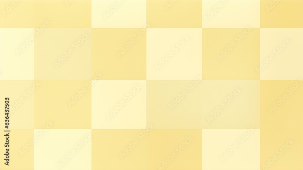 Checkerboard Pattern in Light Yellow Colors. Simple and Clean Background