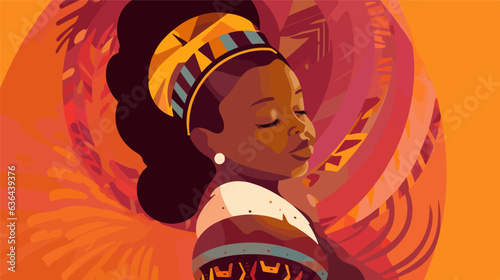 Sweetness of a native African infant in art.