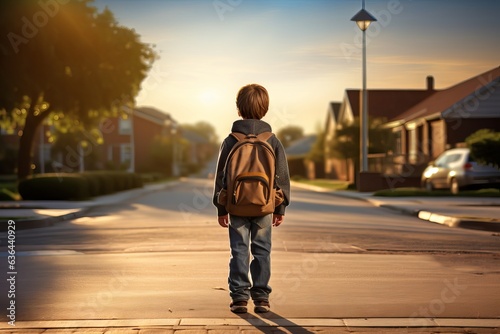 boy with back pack, back to school, school going, going to school boy.