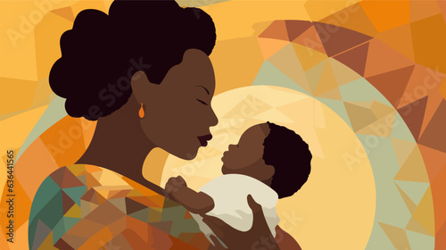 Strong portrayal of a native African mother.