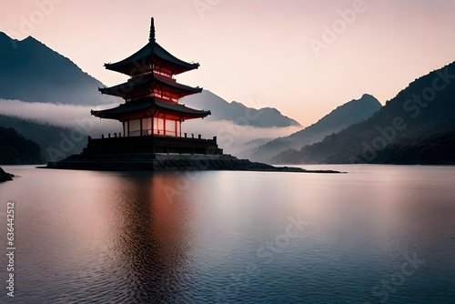 pagoda at sunset © Mehwish