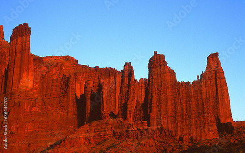 Red Glow on the Fissure Towers