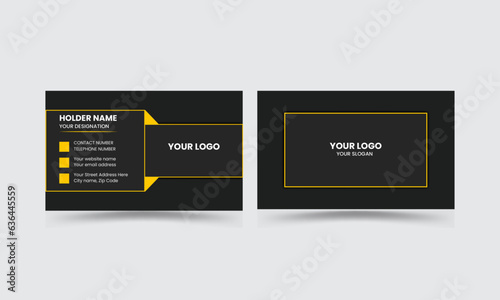 Professional Business card design for personal identity