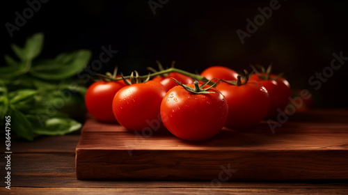 Luscious Tomatoes Up Close Commercial and Minimalist Elegance 