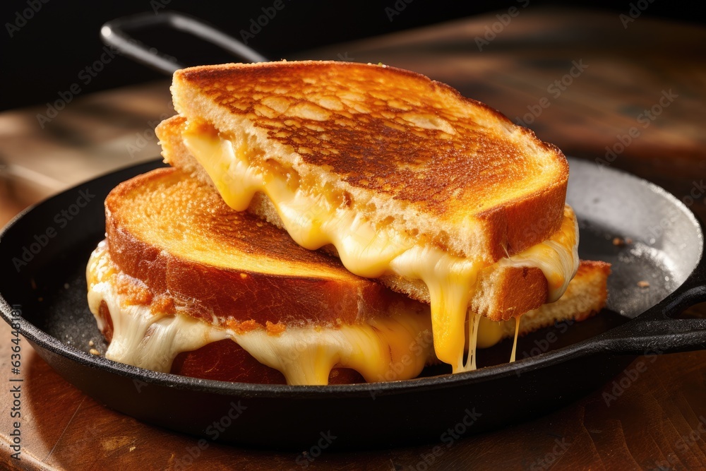 grilled cheese sandwich - food photography (Generative AI) grilled cheese sandwich - food photography (Generative AI)
