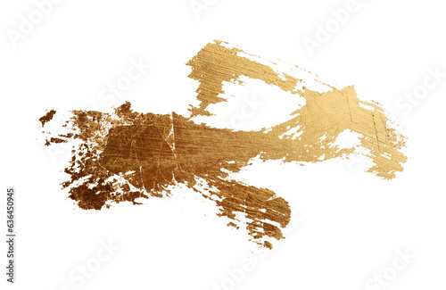 Wallpaper Mural PNG Gold (bronze) glittering color smear brushstroke stain line blot on transparent background. Abstract Painting texture. Torontodigital.ca