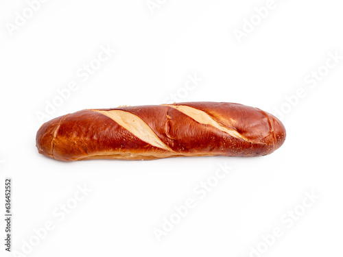 Pretzel on a white background. Bakery pretzel close-up. PNG format. © Jakob