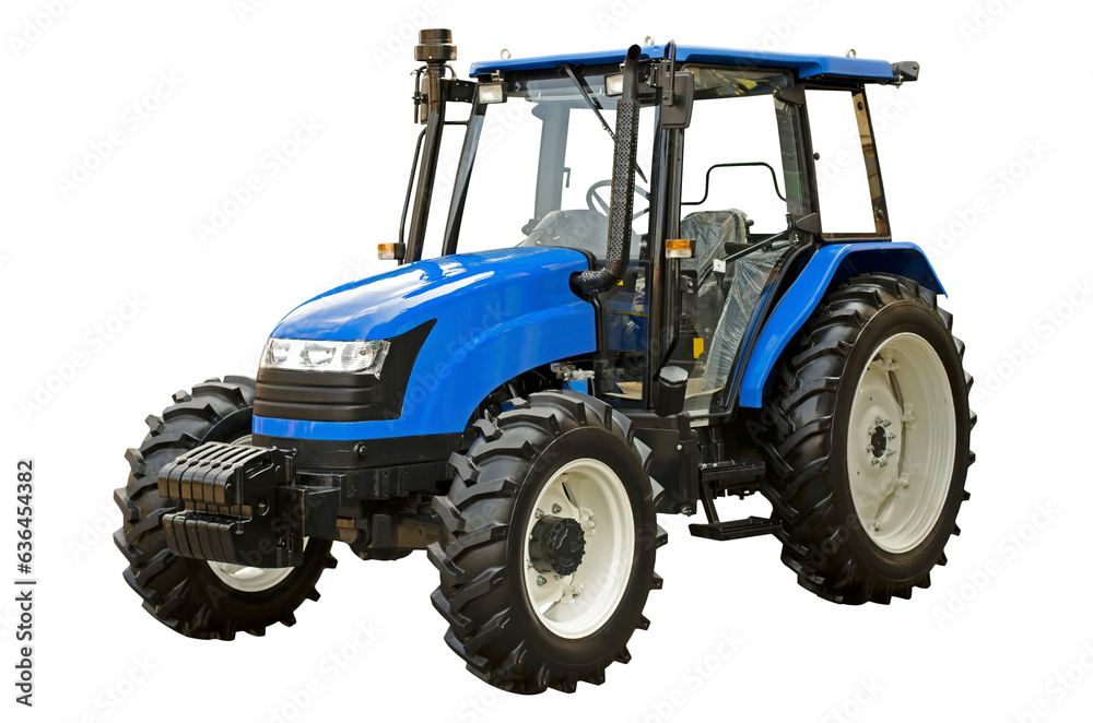 Modern agricultural tractor Modern agricultural tractor