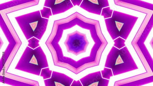 Flickering colorful lights shapes vj loop