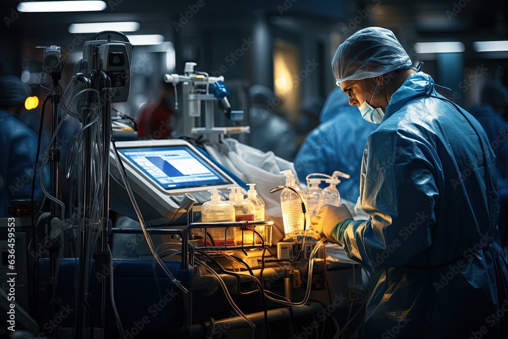 African American Nurses in hospital conducting their job - medical experts taking care of patients