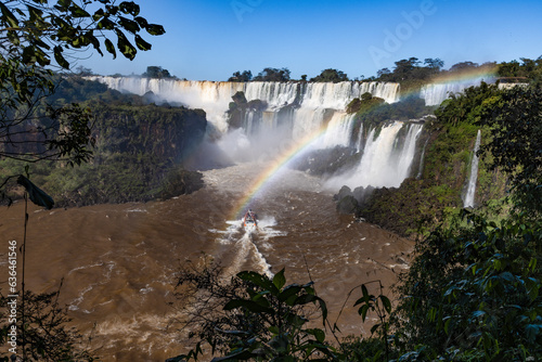 Iguazu Falls at Isla San Martin, one of the new seven natural wonders of the world in all its beauty viewed from the Argentinian side - traveling and exploring South America  © freedom_wanted