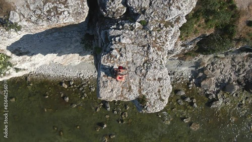 Hogklint in Gotland, Sweden by Drone photo