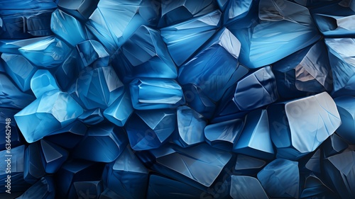 Dark blue grunge background. Deep blue stone background