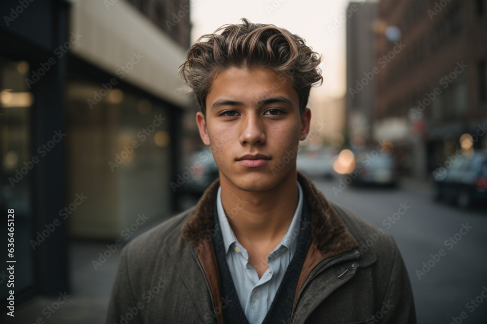 18 year old business man. Generative AI 18 year old business man. Generative AI